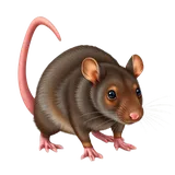 Rats identification illustration — Houston pest library